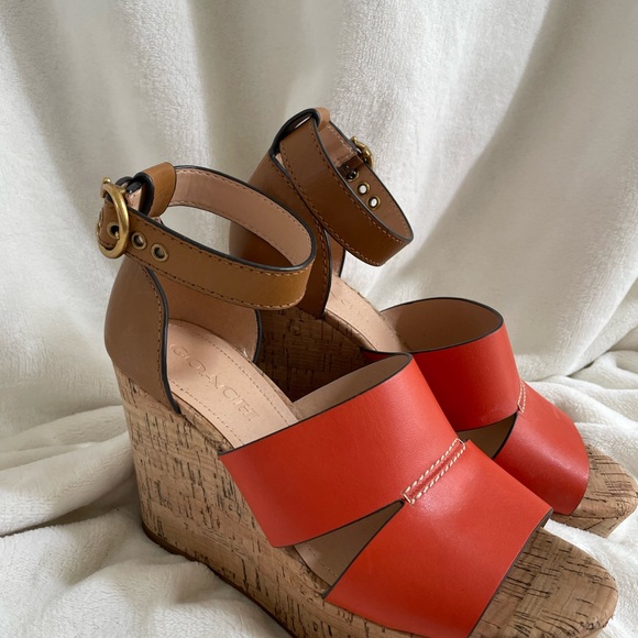 Coach wedges, perfect for summer! Never worn. - Picture 3 of 5